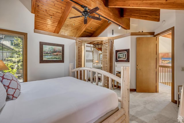 1290 Pinnacle Dr, Park City, UT 84060 - carpeted bedroom featuring wood ceiling