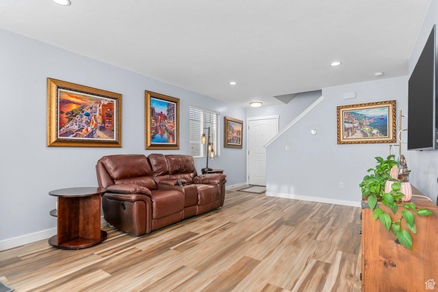 14584 S Heatherly Ln, Herriman, UT 84096 - living room with light wood-style floors and recessed lighting