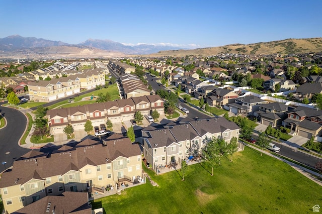 14584 S Heatherly Ln, Herriman, UT 84096 - aerial view of property's location with nearby suburban area and mountains