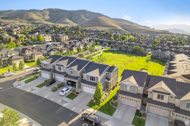 14584 S Heatherly Ln, Herriman, UT 84096 - aerial perspective of suburban area with mountains