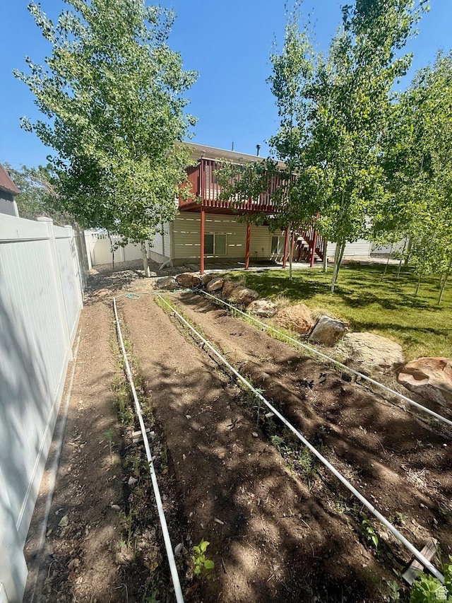428 E 810 N, Tooele, UT 84074 - fenced backyard with a deck