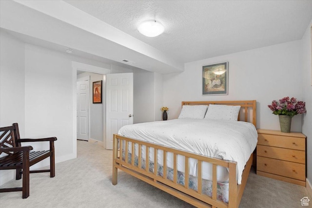 10865 S Hiddenwood Dr, Sandy, UT 84092 - bedroom with light carpet and a textured ceiling