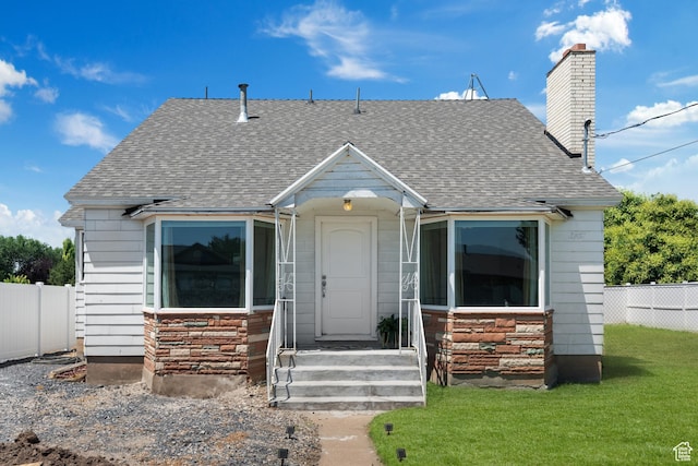 2536 S 1000 W, Syracuse, UT 84075 - bungalow-style home with roof with shingles and a chimney