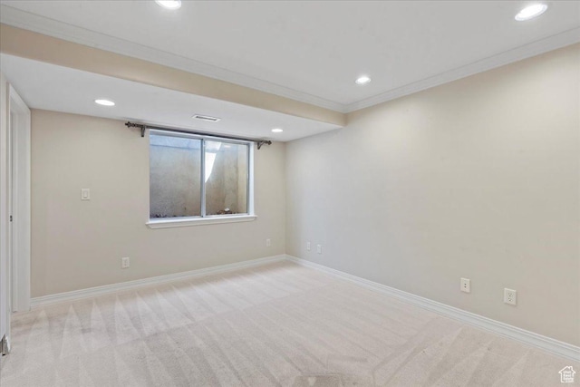 1116 W Wasatch Downs Dr, South Jordan, UT 84095 - spare room featuring carpet flooring and recessed lighting