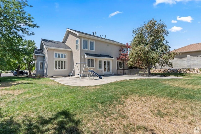 1116 W Wasatch Downs Dr, South Jordan, UT 84095 - rear view of house featuring a patio area and stucco siding