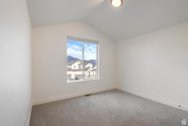 3973 N 900 W, Lehi, UT 84043 - additional living space featuring lofted ceiling and carpet floors
