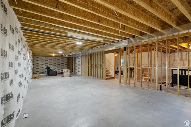 3973 N 900 W, Lehi, UT 84043 - unfinished below grade area featuring stairway