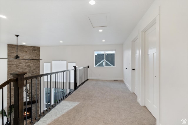 3973 N 900 W, Lehi, UT 84043 - corridor with light colored carpet and recessed lighting