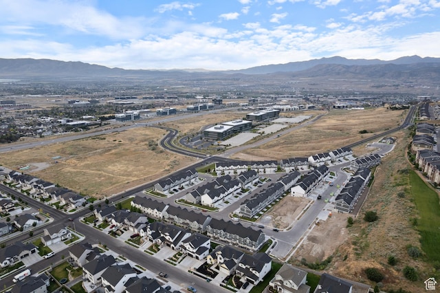 3973 N 900 W, Lehi, UT 84043 - aerial overview of property's location with mountains