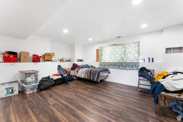 4323 W Benview Dr, West Valley City, UT 84120 - bedroom with wood finished floors and recessed lighting