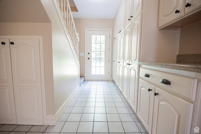 13251 S 1162 E, Draper, UT 84020 - doorway to outside featuring stairway and light tile patterned floors