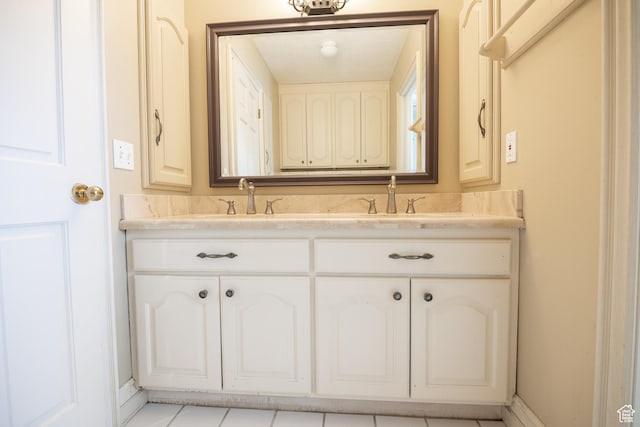 13251 S 1162 E, Draper, UT 84020 - bathroom with double vanity and tile patterned floors