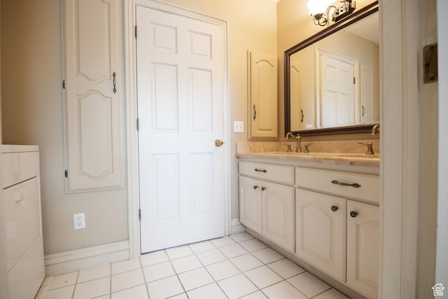 13251 S 1162 E, Draper, UT 84020 - bathroom with vanity and tile patterned floors
