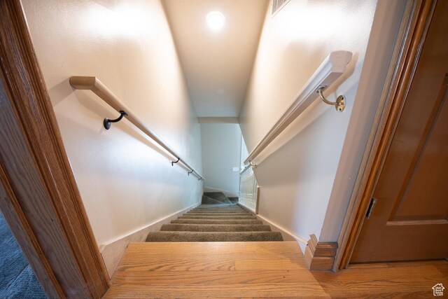 13251 S 1162 E, Draper, UT 84020 - staircase featuring carpet flooring and baseboards