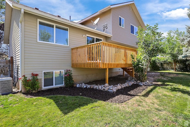 155 N 1600 W, West Point, UT 84015 - rear view of property featuring a wooden deck