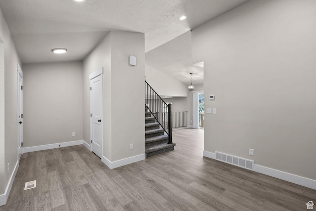 155 N 1600 W, West Point, UT 84015 - entryway featuring stairs, wood finished floors, and recessed lighting