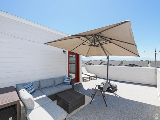 609 E 460 S, American Fork, UT 84003 - view of patio / terrace featuring an outdoor living space