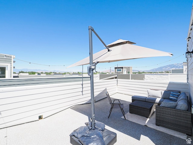 609 E 460 S, American Fork, UT 84003 - patio / terrace featuring a mountain view
