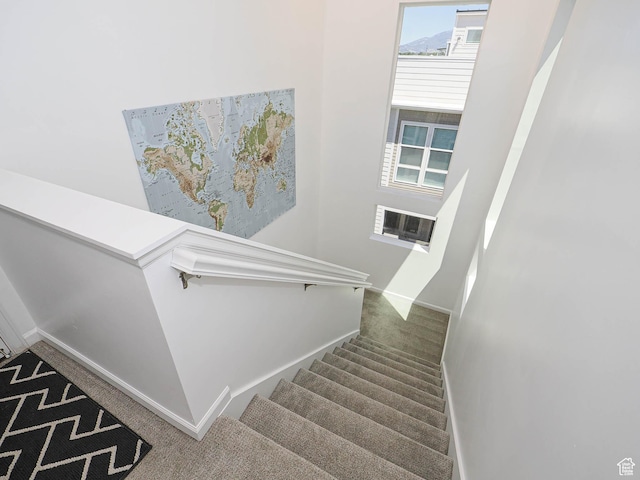 609 E 460 S, American Fork, UT 84003 - staircase with carpet and baseboards