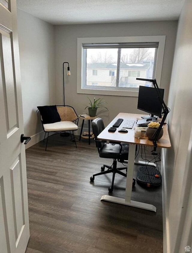 1101 W 1870 N, Lehi, UT 84043 - office space featuring wood finished floors, plenty of natural light, and a textured ceiling