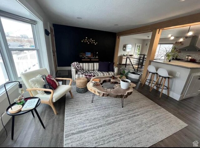 1101 W 1870 N, Lehi, UT 84043 - living area featuring dark wood-style floors