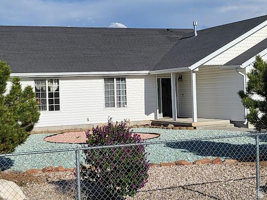 1452 N 3925 W, Marriott Slaterville, UT 84404 - rear view of property with a patio area