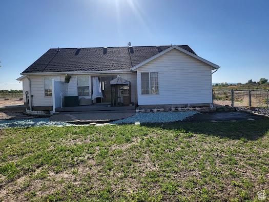 1452 N 3925 W, Marriott Slaterville, UT 84404 - back of house featuring a patio area