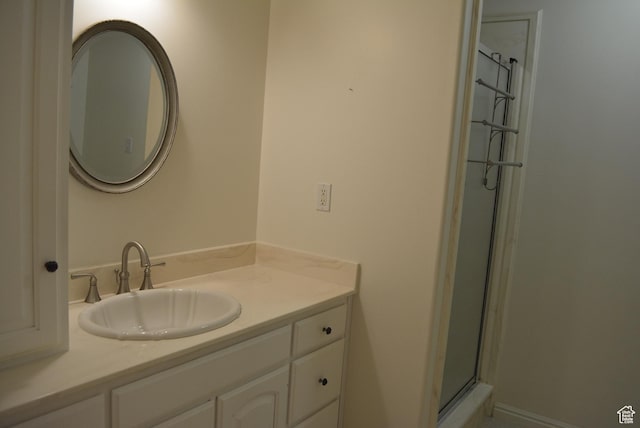 1452 N 3925 W, Marriott Slaterville, UT 84404 - bathroom with vanity and a shower with shower door