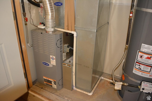 1452 N 3925 W, Marriott Slaterville, UT 84404 - utility room with water heater