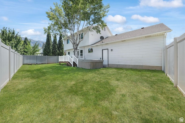 859 E 200 N, Orem, UT 84097 - back of house featuring a fenced backyard and a mountain view