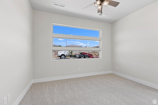 169 N 3670 W, Hurricane, UT 84737 - carpeted spare room featuring ceiling fan and baseboards