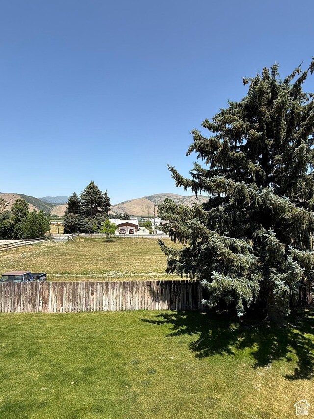 263 E Fish Hatchery Rd, Mantua, UT 84324 - view of yard with a mountain view