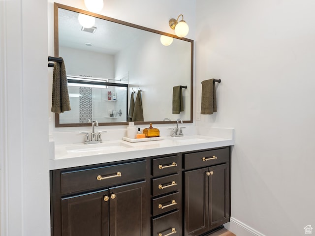 2148 E 970 N, Spanish Fork, UT 84660 - full bathroom featuring double vanity and a stall shower