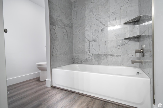 3705 W Chalgrove Rd, Taylor, UT 84401 - full bath featuring wood finished floors and  shower combination