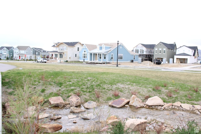 6511 W Lake Ave, South Jordan, UT 84009 - view of green lawn with a residential view