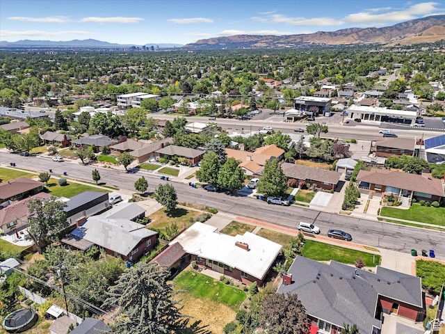 2848 E Loran Heights Dr, Millcreek, UT 84109 - aerial perspective of suburban area with a mountain backdrop