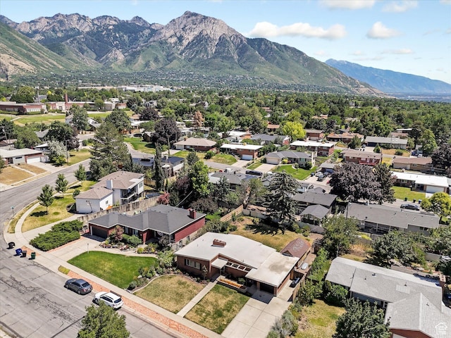 2848 E Loran Heights Dr, Millcreek, UT 84109 - aerial view of residential area with mountains