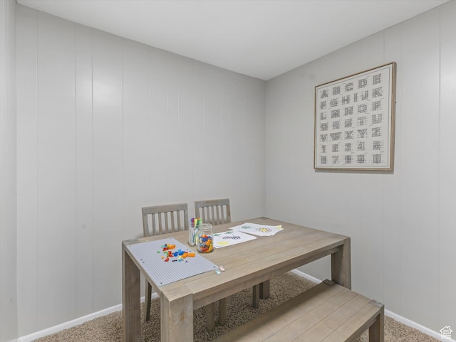 2848 E Loran Heights Dr, Millcreek, UT 84109 - dining space with carpet floors and baseboards
