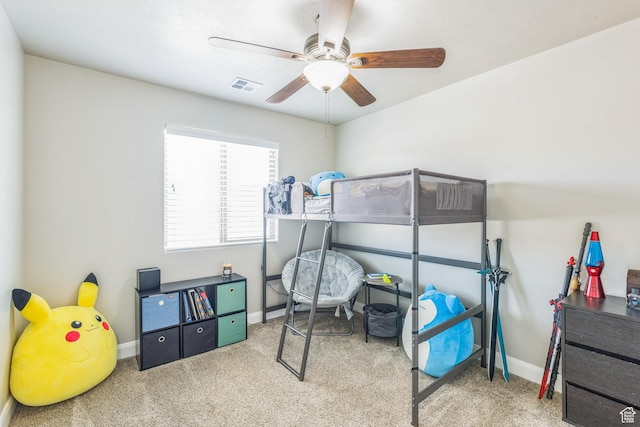 150 N 1100 E Unit 63, Washington, UT 84780 - carpeted bedroom with baseboards and ceiling fan