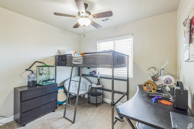 150 N 1100 E Unit 63, Washington, UT 84780 - bedroom with carpet floors and a ceiling fan