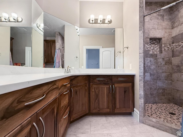 1645 E 6800 S, Uintah, UT 84405 - bathroom featuring a tile shower and vanity