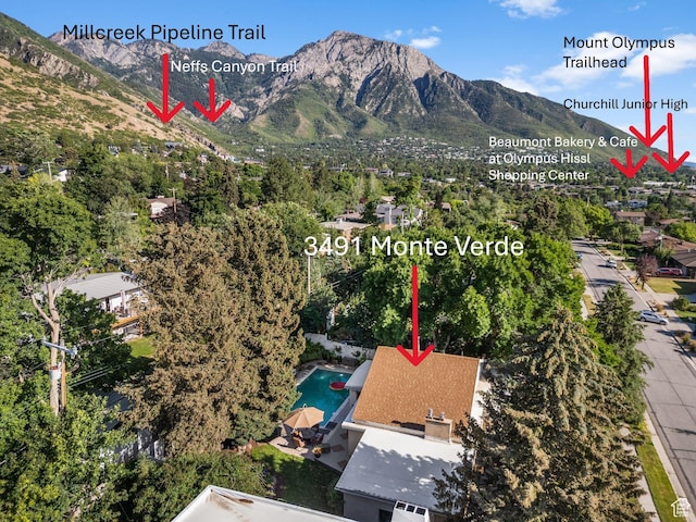 3491 S Monte Verde Dr E, Millcreek, UT 84109 - view of mountain backdrop