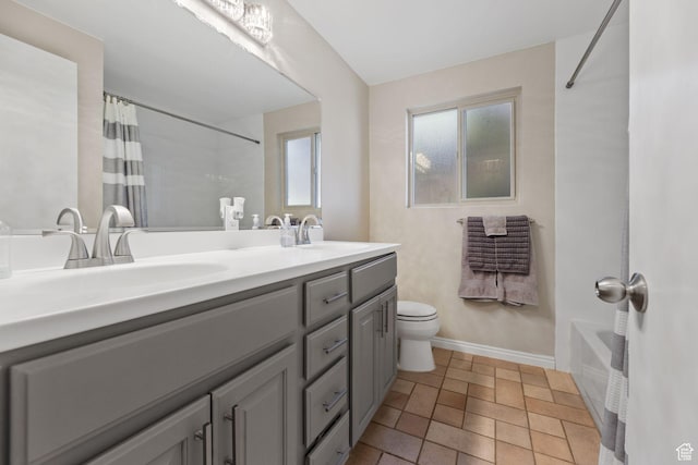 3491 S Monte Verde Dr E, Millcreek, UT 84109 - full bathroom with double vanity and shower / bath combo with shower curtain