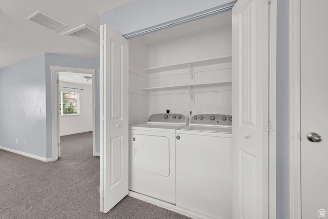 1568 N 565 W Unit 104, Logan, UT 84341 - laundry area with washer and clothes dryer, carpet flooring, and attic access