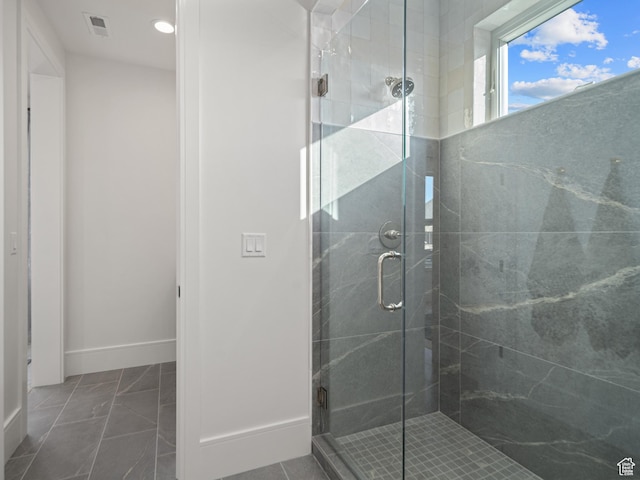 322 S 7900th St E Unit 5, Huntsville, UT 84317 - bathroom featuring a shower stall and recessed lighting