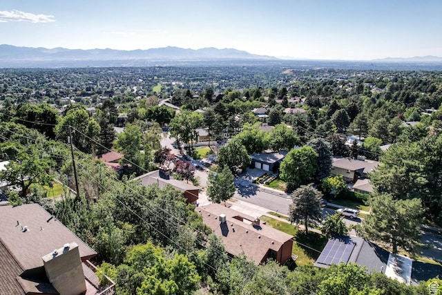 3574 E Kings Cove Way, Cottonwood Heights, UT 84121 - aerial view of a mountain backdrop