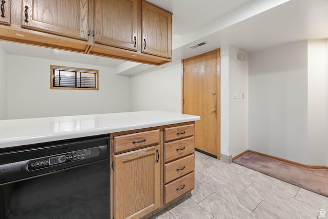 3574 E Kings Cove Way, Cottonwood Heights, UT 84121 - kitchen featuring black dishwasher and light countertops