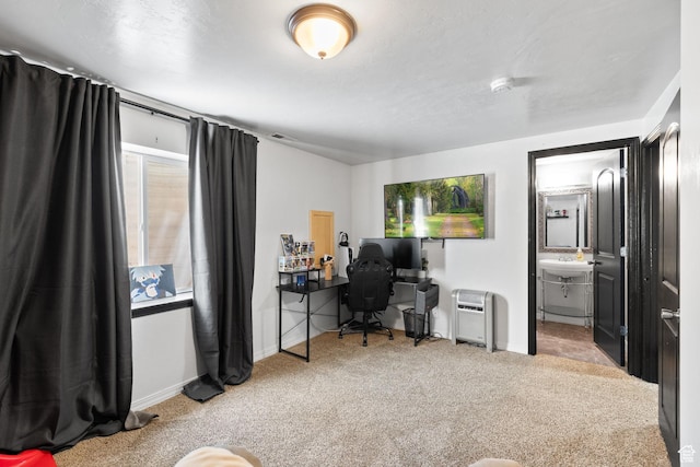 3584 S Autumn Gate Ct, Magna, UT 84044 - home office featuring carpet flooring and baseboards