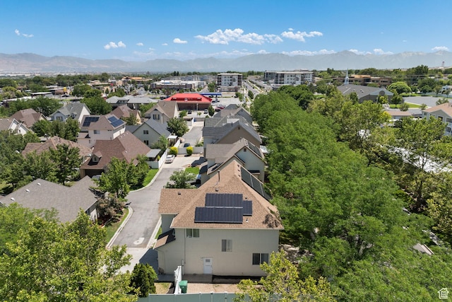 3584 S Autumn Gate Ct, Magna, UT 84044 - aerial view of residential area featuring a mountain backdrop