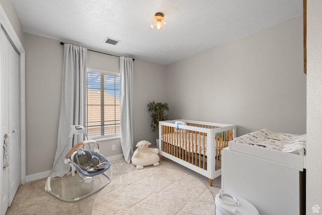 3584 S Autumn Gate Ct, Magna, UT 84044 - bedroom featuring carpet floors, a crib, and a closet